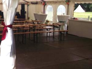 Fußboden für Festzelt und Partyzelt