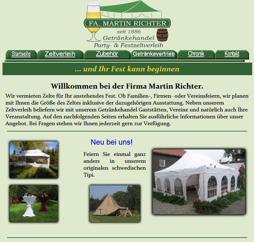 Festzelt- und Partyzeltverleih