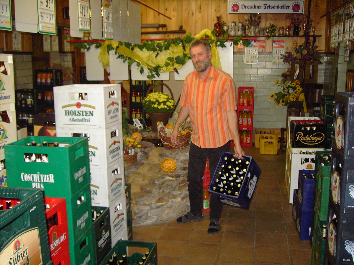 Ulrich Engelbrecht im Laden